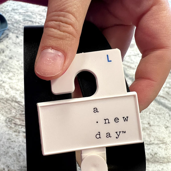 NWT A New Day Black + Gold Belt Size Large