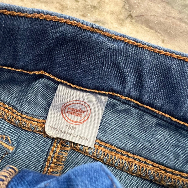 Wonder Nation Dark Wash Skinny Jeans Size 18 Mo