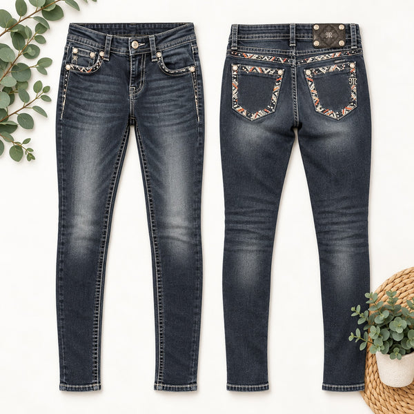 Miss Me Dark Wash Easy Skinny Jeans Size 28