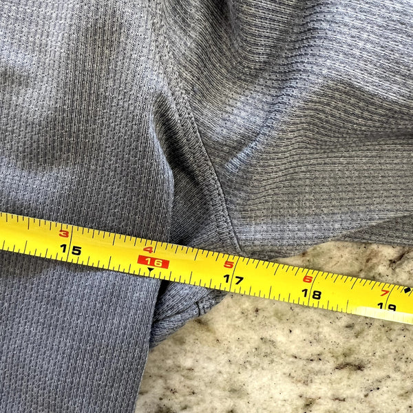 Lululemon Gray Cropped Long Sleeve V-Neck Top Size 8