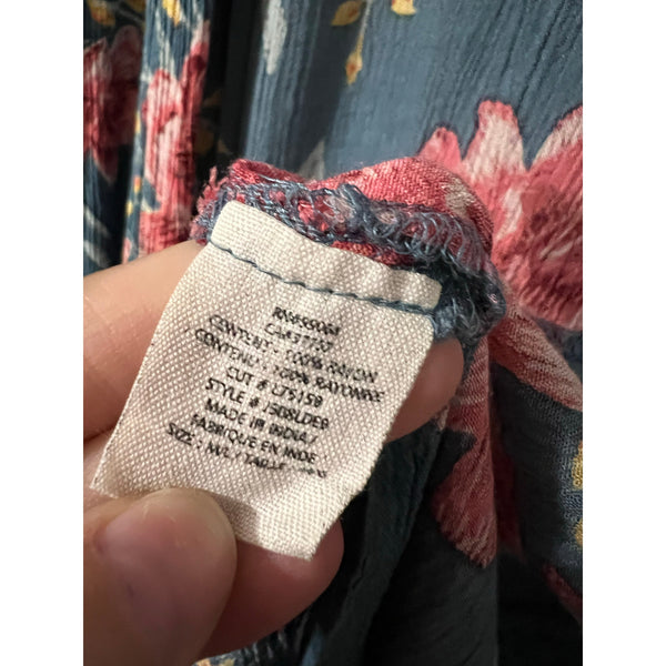 Billabong Open Front Floral Kimono Size M/L