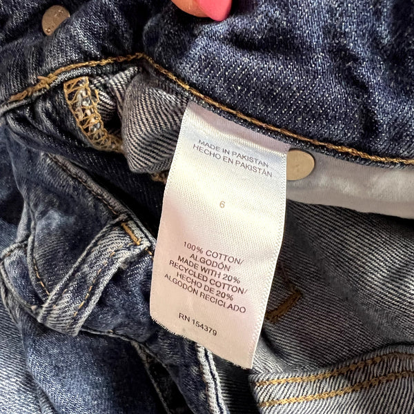 Aeropostale High Rise Wide Leg Jeans Size 6
