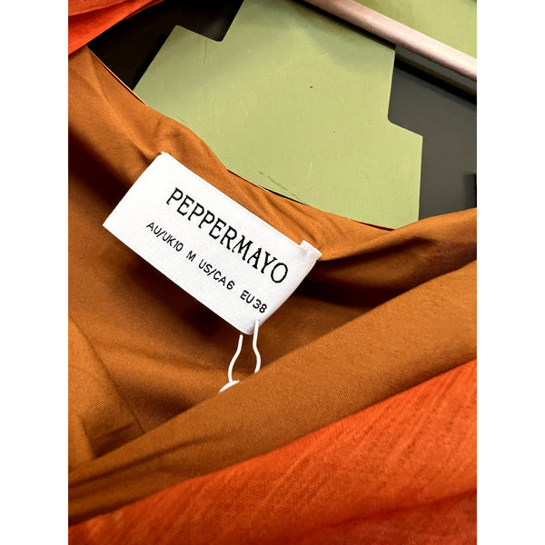 NWT Peppermayo Under the Pagoda Maxi Dress Amber Size 6