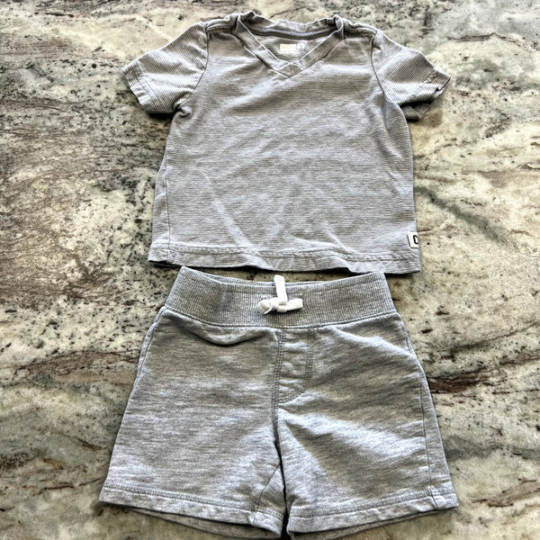 Crazy 8 Gray Two Piece Set Size 6-12 Mo.