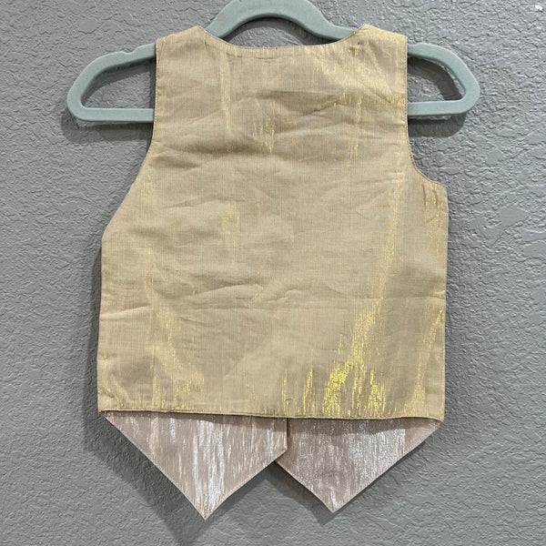 NWT Mustard Pie Golden Boys Party Vest Size XS