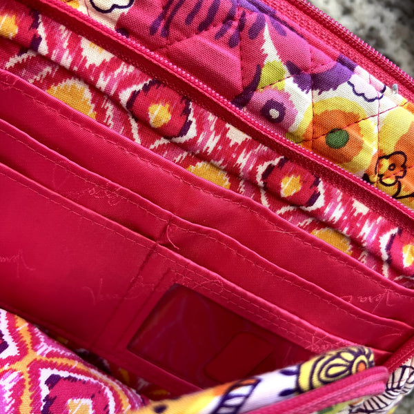 NWOT Vera Bradley Little Hipster Crossbody Retired Clementine Floral Pattern