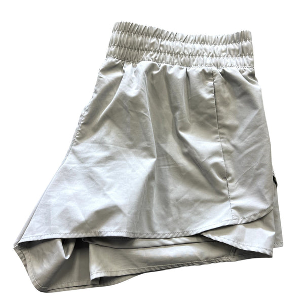 Avia Light Gray Athletic Running Shorts Size XL