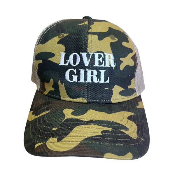 Lover Girl Camo Mesh Snap Back Hat