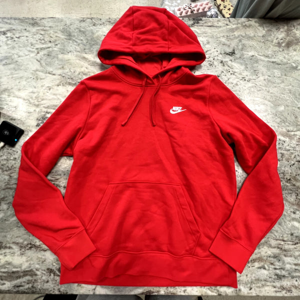 NWT Nike Women's Red Hooded Pullover Size Medium