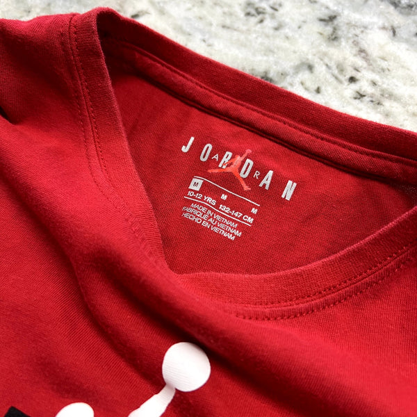 Jordan Boy's Red Graphic Tank Top Youth Medium