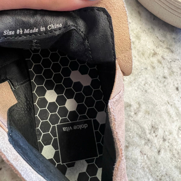 Dolce Vita Suede Slip On Sneaker Shoes Size 8.5