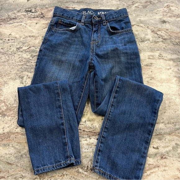 The Children’s Place Straight Leg Dark Wash Jeans Size 10 Slim