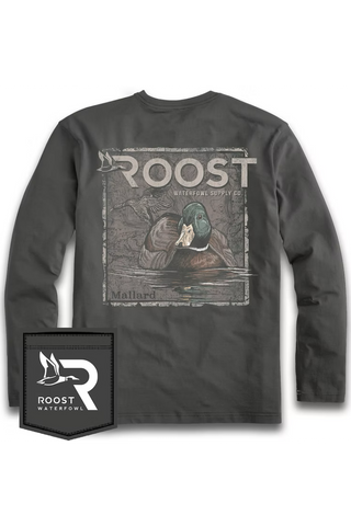 Roost Long Sleeve Mallard Stamp Tee