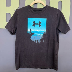 Under Armour Youth Large Mountains Graphic Tee