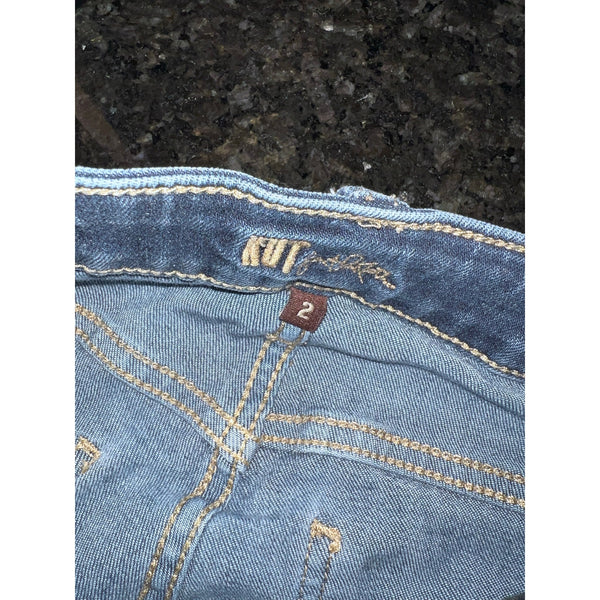 Kut from the Kloth Dark Wash Denim Skinny Jeans Size 2