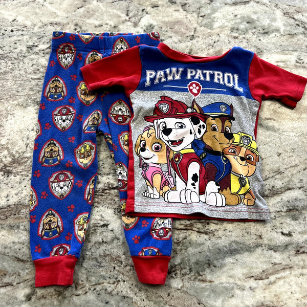Paw Patrol Toddler Pajama Set Size 2T