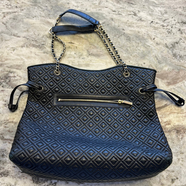 Tory Burch Marion Black Tote Bag Purse