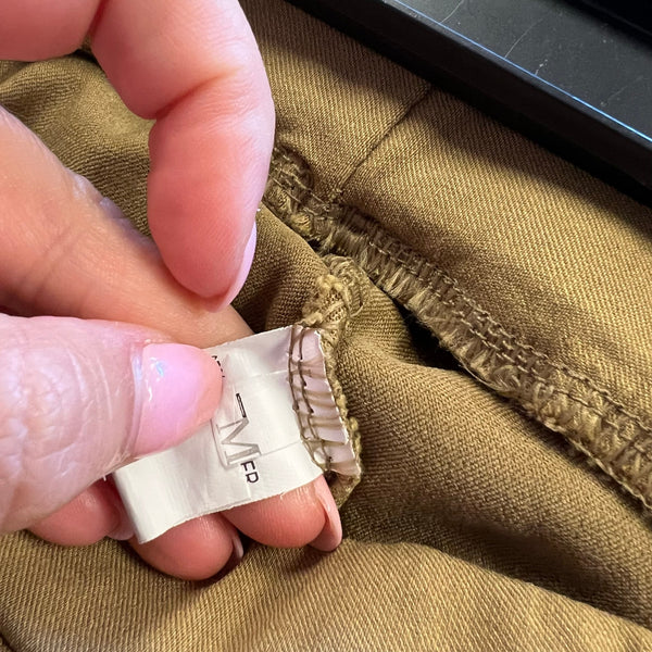 Women's Tan Moto Leggings Medium