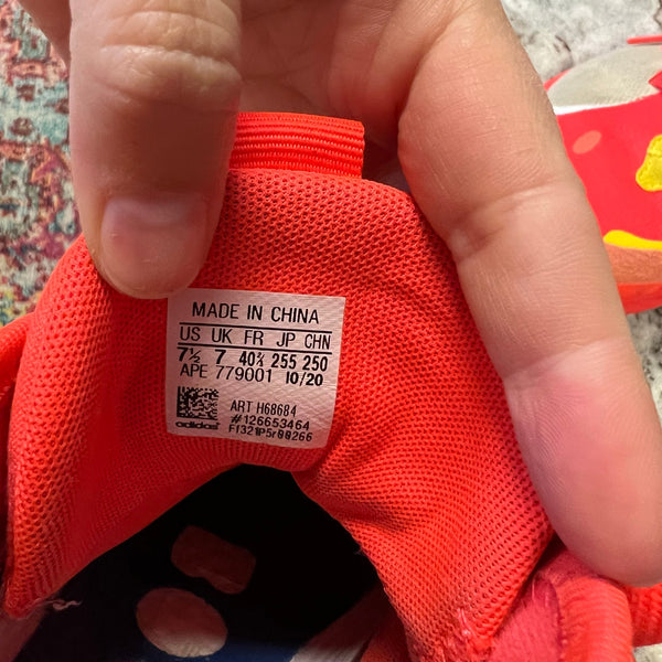 Adidas Harden Vol. 5 Futurenatural Basketball Shoes Solar Red Men's Size 7.5