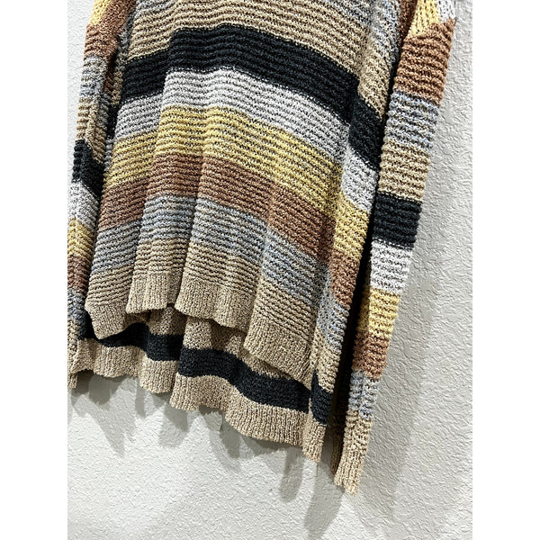 Knox Rose Striped V-Neck Sweater 2XL