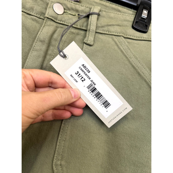 NWT Risen Light Green Carpenter Jeans Size 31
