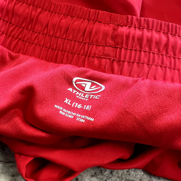 Athletic Works Red Running Shorts Size XL