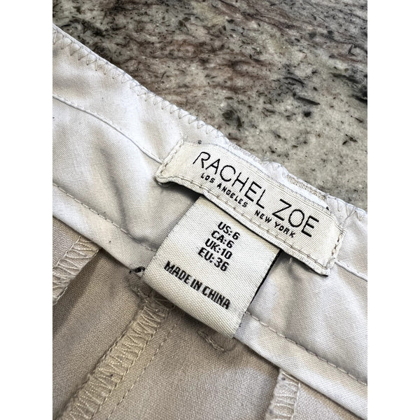 Rachel Zoe Khaki Wide Leg Dress Pants Size 10