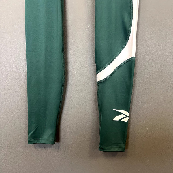NWT Reebok Women's High Rise Training Leggings Forrest Green Small