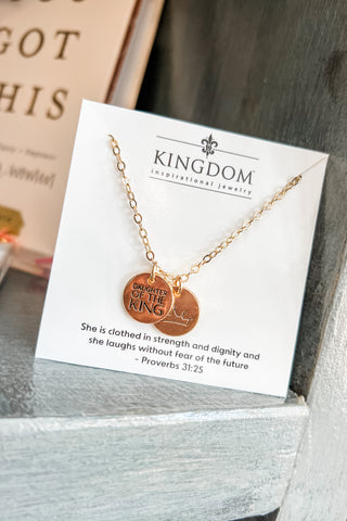 Daughter of the King Gold Necklace