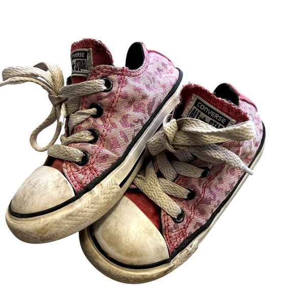 Converse Pink Leopard All Star Sneakers Size Toddler – Southern