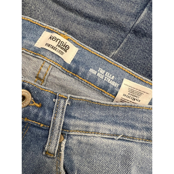 Kensie Jeans Vintage Luxe Ella High Rise Straight Leg Jeans Size 26