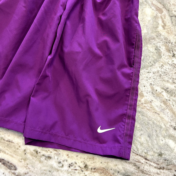 Nike Dri-Fit Purple Athletic Shorts Boys Youth Medium