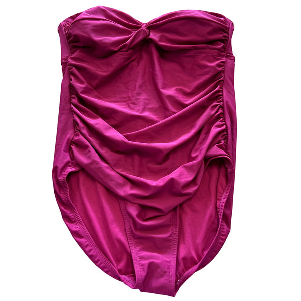 Merona Magenta One Piece Swimsuit XL