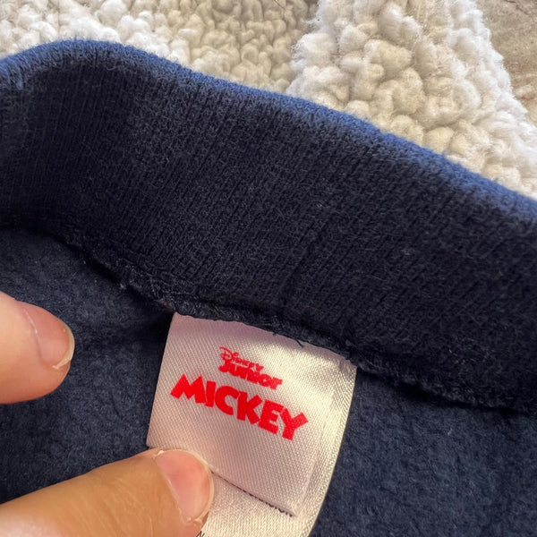 Disney Jr Mickey Mouse Sherpa Pullover + Navy Jogger Set 18 Mo