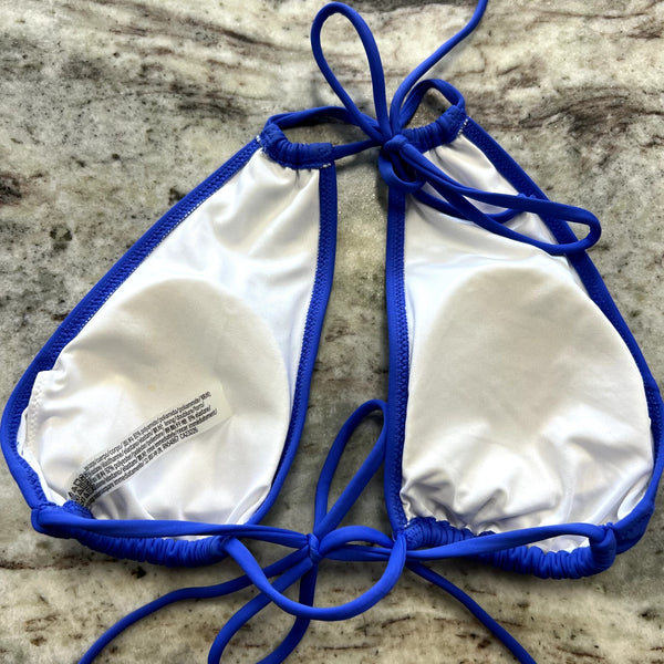 Women's Royal Blue Swim Top Size Medium