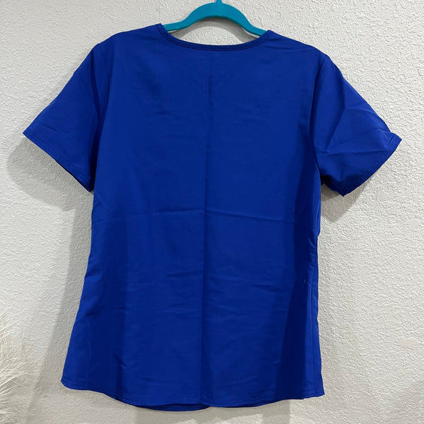 Scrubstar Ultimate Royal Blue Scrub Top Medium