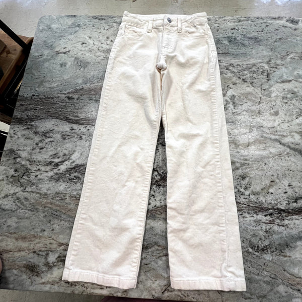 Art Class Girls Ivory Corduroy Jeans Size Youth Medium
