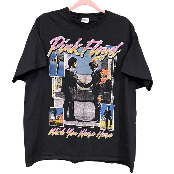 Junk Food Pink Floyd Wish You Were Here Band Graphic Tee Large
