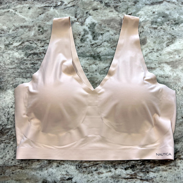 Nautica Seamless Light Pink Lounge Bra Size Large