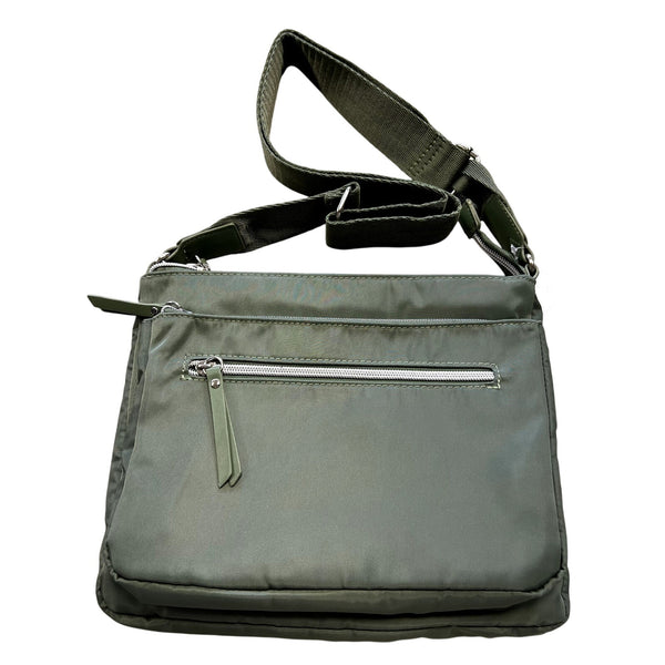 NWT Olive Green Nylon Crossbody Bag
