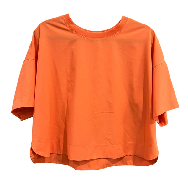 Old Navy Active Dri Power Stretch Orange Crop Top Large