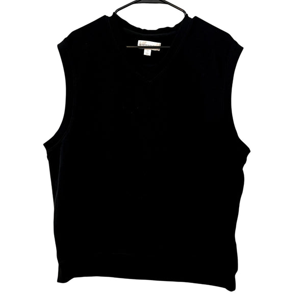 Cutter & Buck Golf Black V-Neck Sweater Vest Size Large
