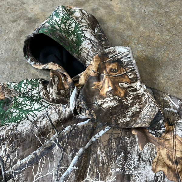Realtree Boys Hooded Camo Pullover Size Medium (8)