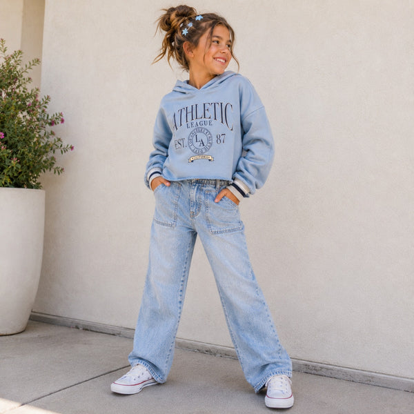 Modish Rebel BKE Girls Athletic League Hoodie Size Youth Large