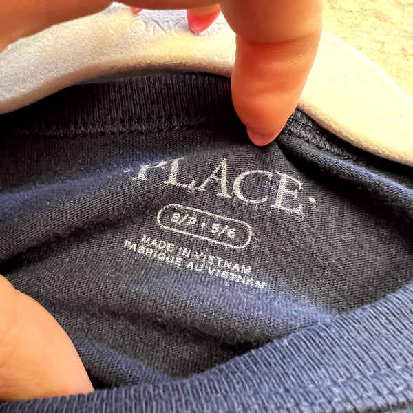 The Children's Place Cool Rabbit Navy Graphic Tee Size 5/6