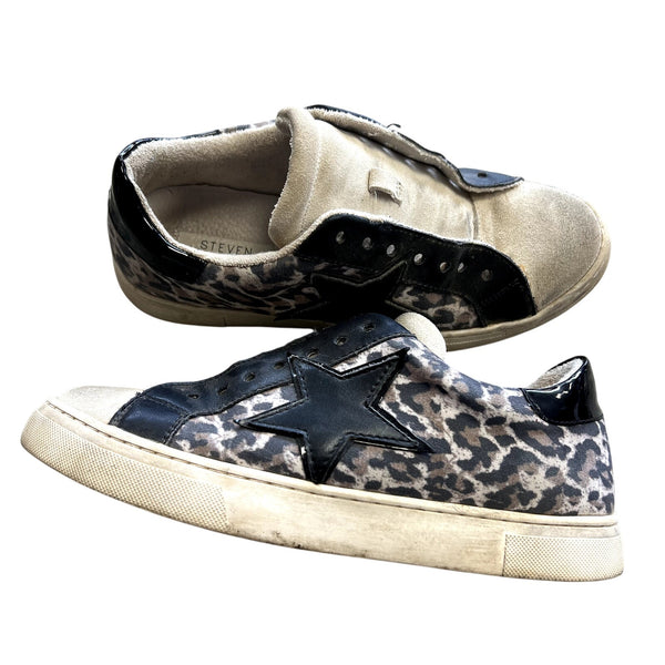 Steven New York Rubie Low Top Leopard Sneakers Size 7.5