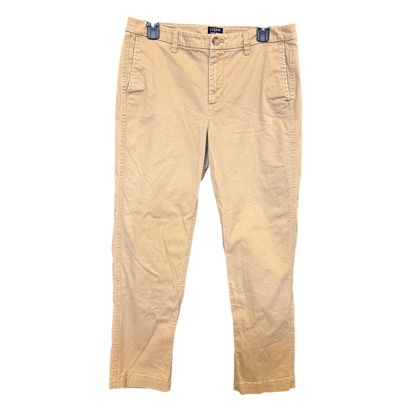 J. Crew Women's High Rise Girlfriend Chino Khaki Pants Size 8