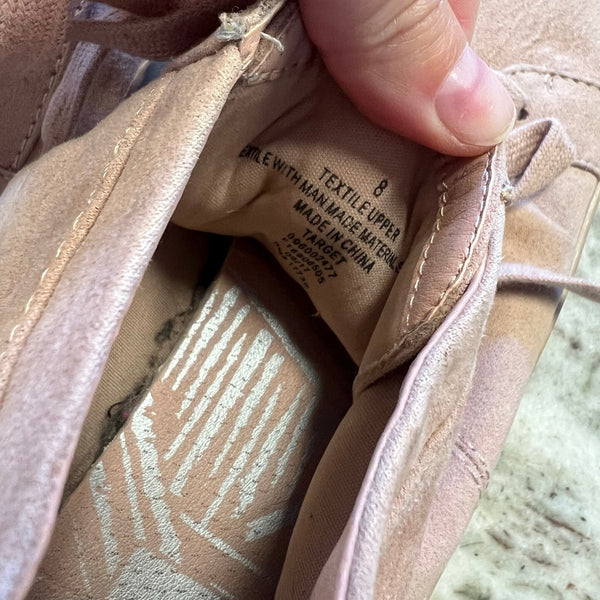 Dolce Vita Mauve High Top Sneakers Size 8