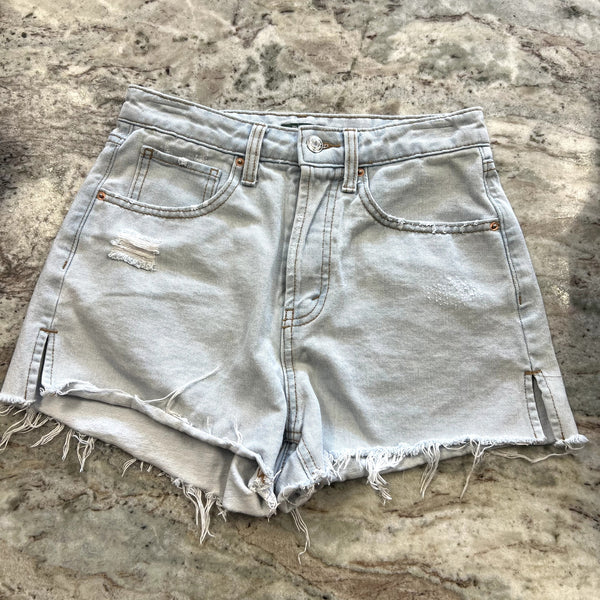 Wild Fable Super High Rise Cutoff Shorts Hand Painted Size 2