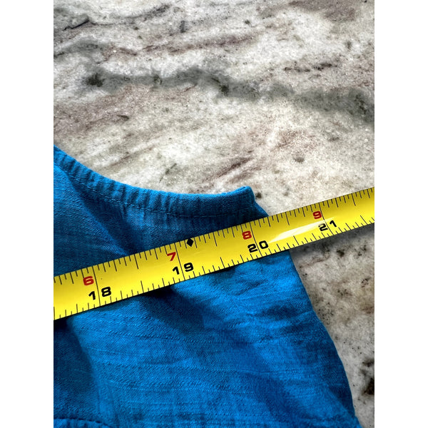 J. Jill Green + Blue Stacked Sleeveless Dress Size Large